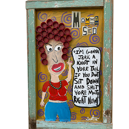 Scott McQueen 16x24 Momma Sed Sit Down WP2522